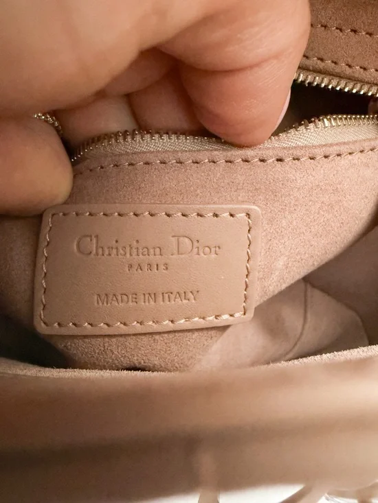 New! Christian Dior Medium  Ultra Matte Calfskin Cannage Lady Dior Bag - Picture 11 of 16